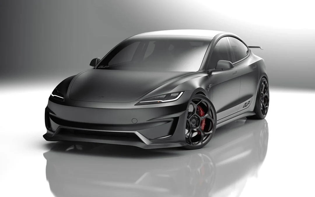 FIRST CARBON FIBER AERO KIT FOR 2024 TESLA MODEL 3 PERFORMANCE